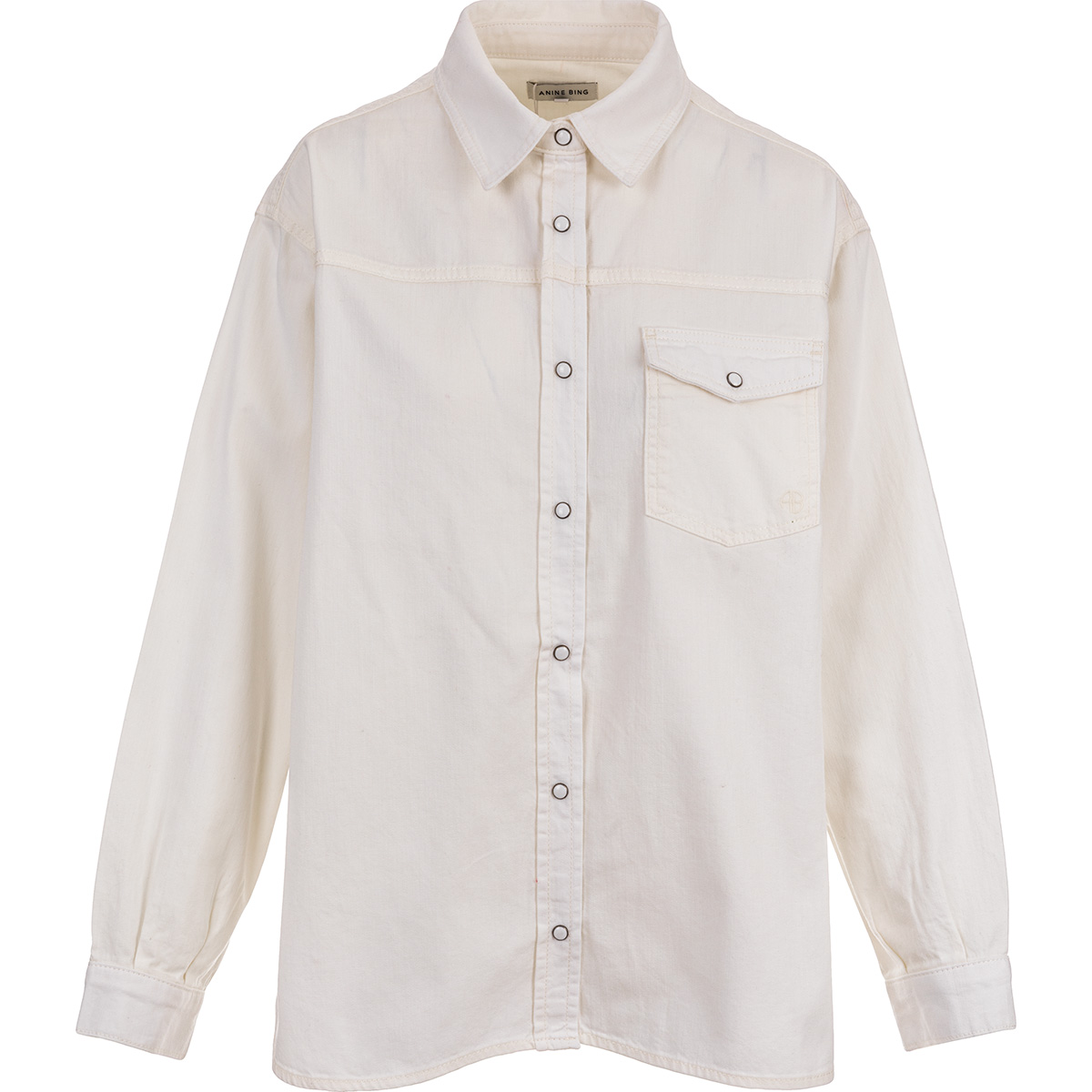 ANINE BING SLOAN SHIRT IVORY M Oberrauch Zitt