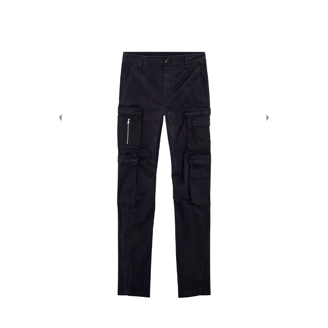 Black P-Arlem Cargo Pants by Diesel on Sale