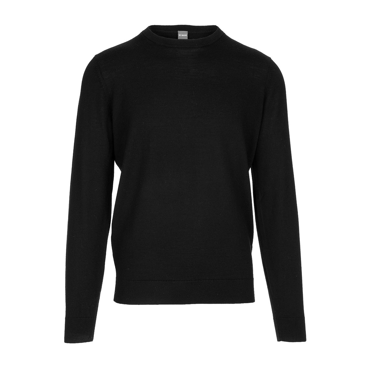 Oz Basic Sweater Uni 100 Merino Black M Oberrauch Zitt