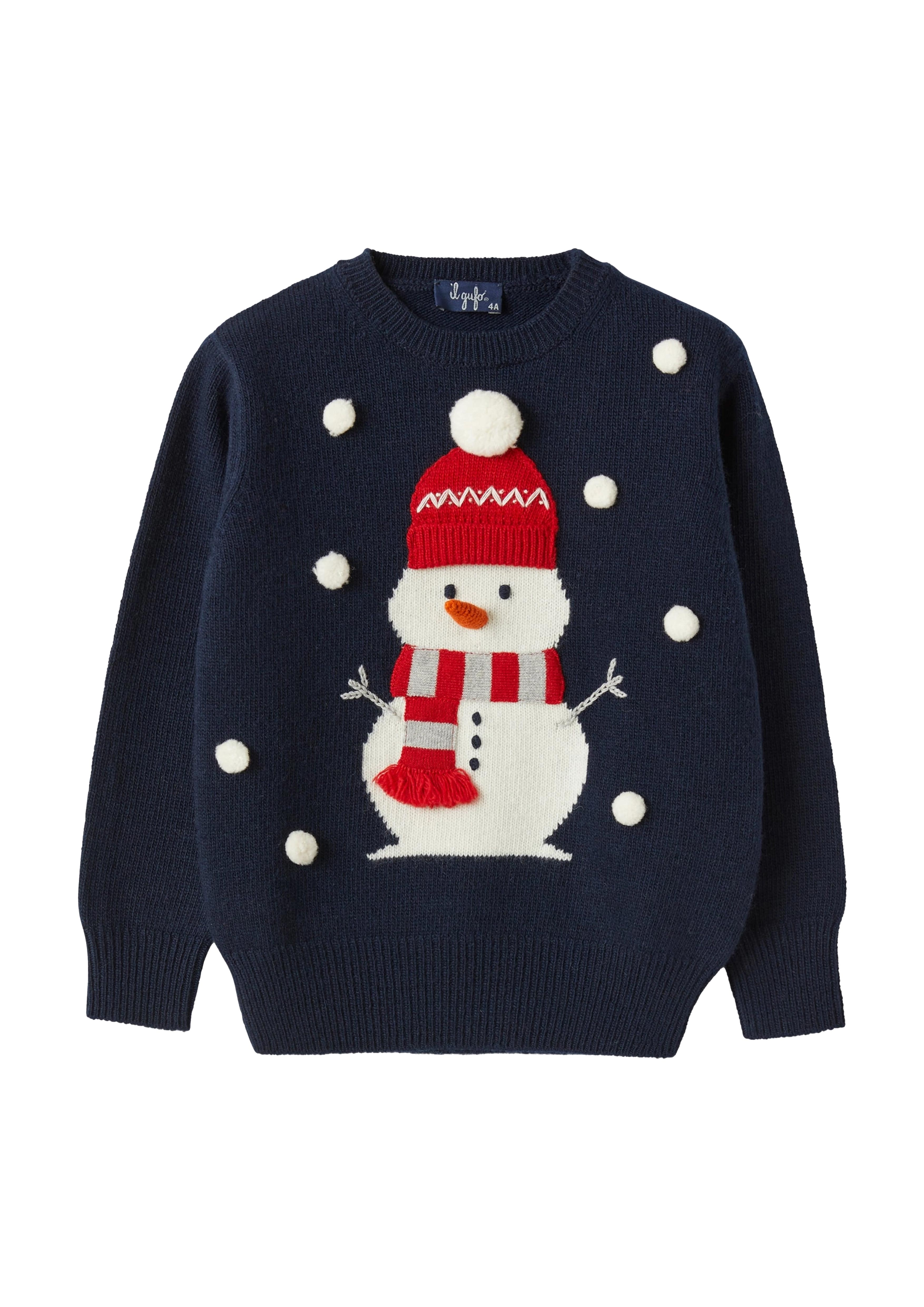 IL GUFO Sweater Blue 6A Oberrauch Zitt