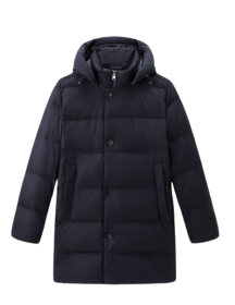 WOOLRICH Luxe Wool Long Parka