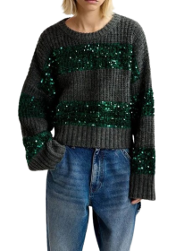 ESSENTIEL Sequin Pullover