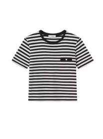 FRAME Striped Pocket Tee