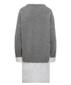 STELLA MCCARTNEY Merino And Poplin Jumper