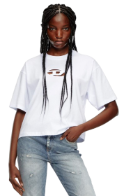 DIESEL T-BUXT-CROP T-SHIRT