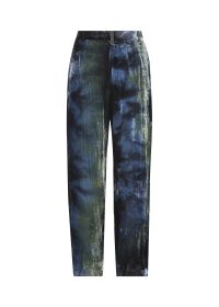 LUIS TRENKER LULOTTIE VELVET DYED TROUSERS